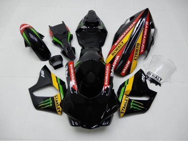 Noir Stanley 2015-2019 Yamaha YZF R1 Carénage Moto