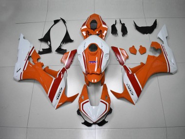 Orange Blanc HRC 2017-2020 Honda CBR1000RR Carénage Moto