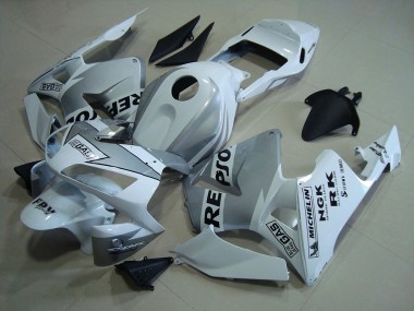 Repsol Blanc Argent 2003-2004 Honda CBR600RR Carénage Moto