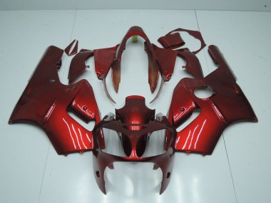 Rouge 2000-2001 Kawasaki ZX12R Carénage Moto