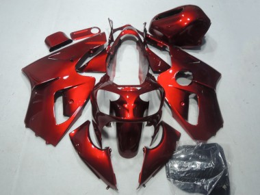 Rouge 2002-2006 Kawasaki ZX12R Carénage Moto