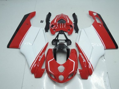 Rouge Blanc Rouge 2005-2006 Ducati 749 999 Carénage Moto