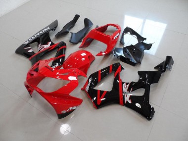 Rouge Noir 2000-2001 Honda CBR900RR 929 Carénage Moto