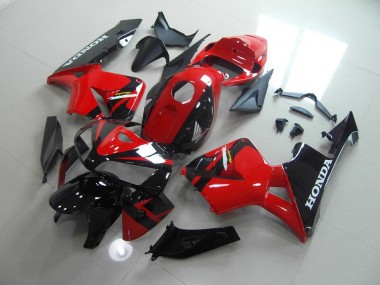 Rouge Noir 2005-2006 Honda CBR600RR Carénage Moto