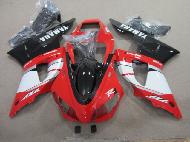Rouge Noir Blanc 2009-2011 Yamaha YZF R1 Carénage Moto