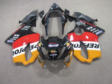 Rouge Noir Repsol 1999-2000 Honda CBR600 F4 Carénage Moto
