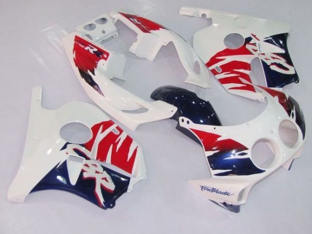 Rouge et Bleu 1988-1989 Honda CBR250RR MC19 Carénage Moto Rouge et Bleu 1988-1989 Honda CBR250RR MC19 Carénage Moto