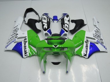 Vert Blanc 1994-1997 Kawasaki ZX9R Carénage Moto