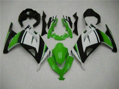 Vert Noir Argent 2013-2016 Kawasaki EX300 Carénage Moto